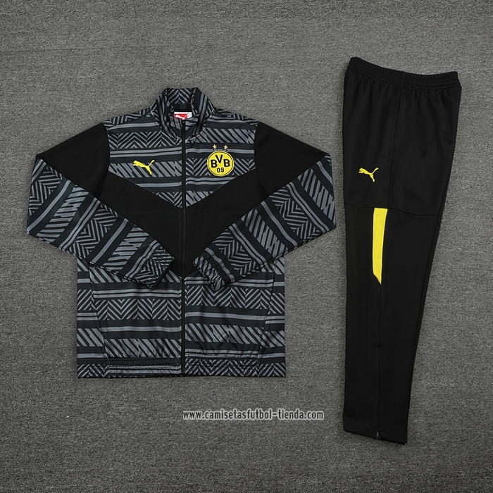 Chandal de Chaqueta del Borussia Dortmund 2022 2023 Gris